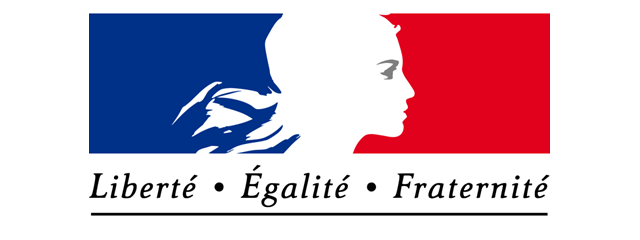 Imagen de la Embajada de Francia en España y más logos