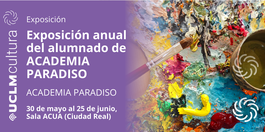 Cartel de la exposición Academia Paradiso