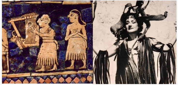 Estandarte de ur y Maruja Mallo