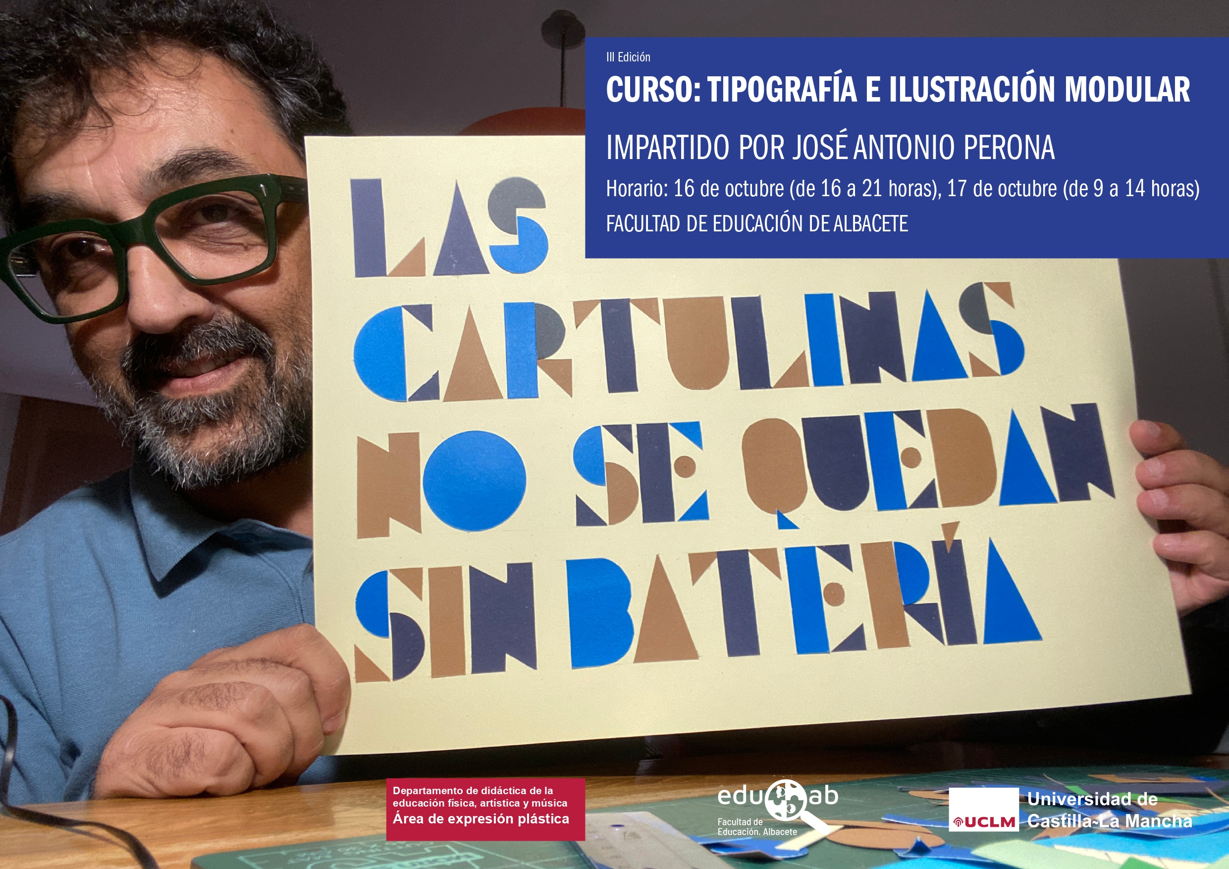 Cartel Curso Tipografía