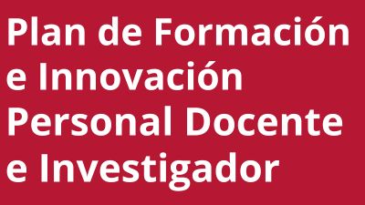 Plan de Formación e Innovación del PDI