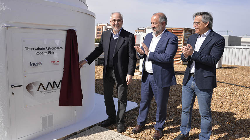 El Observatorio Astronómico del Campus de Ciudad Real toma el nombre de su impulsor, el profesor de la UCLM Roberto Piriz