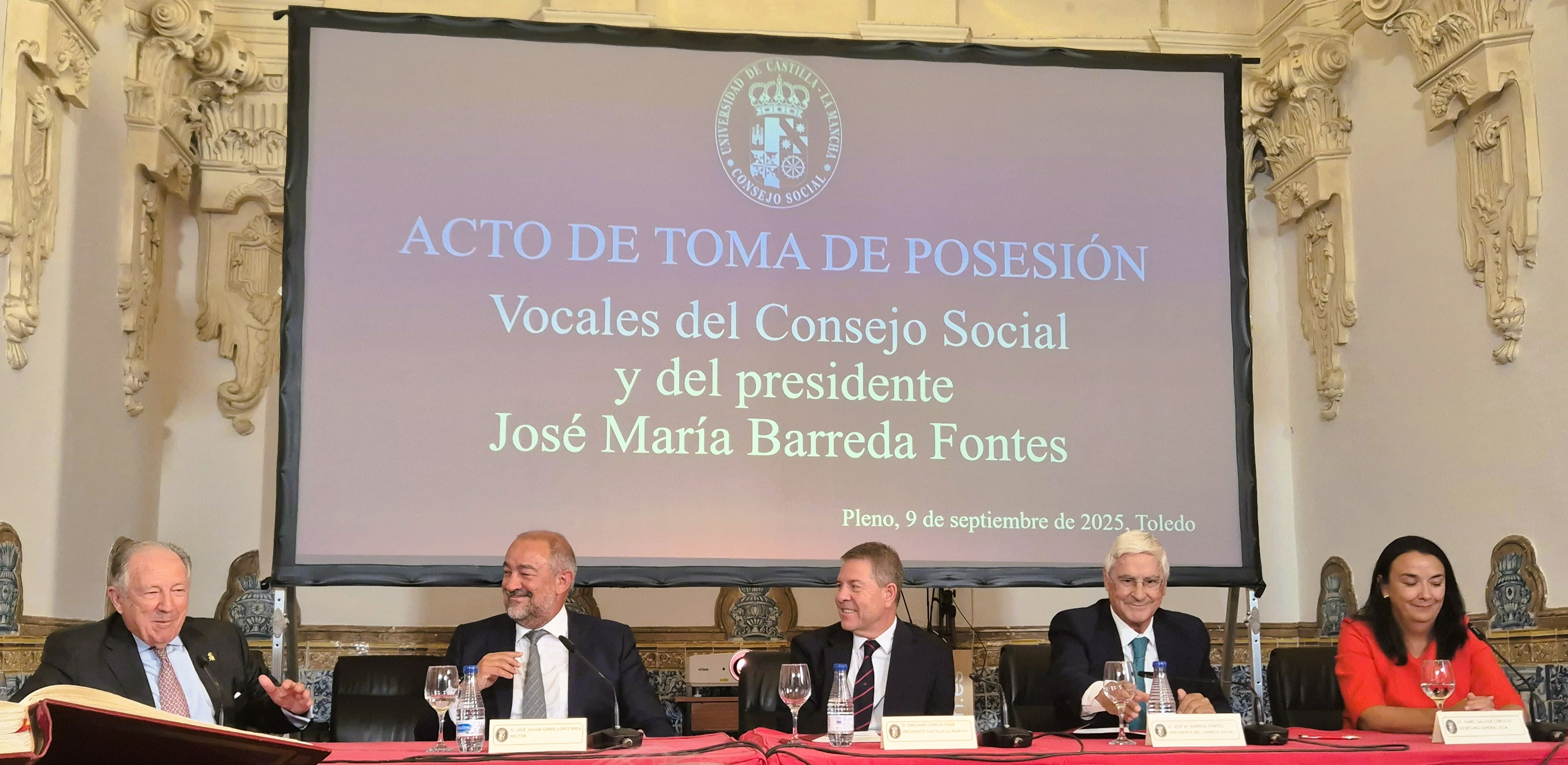 Mesa de toma de posesión